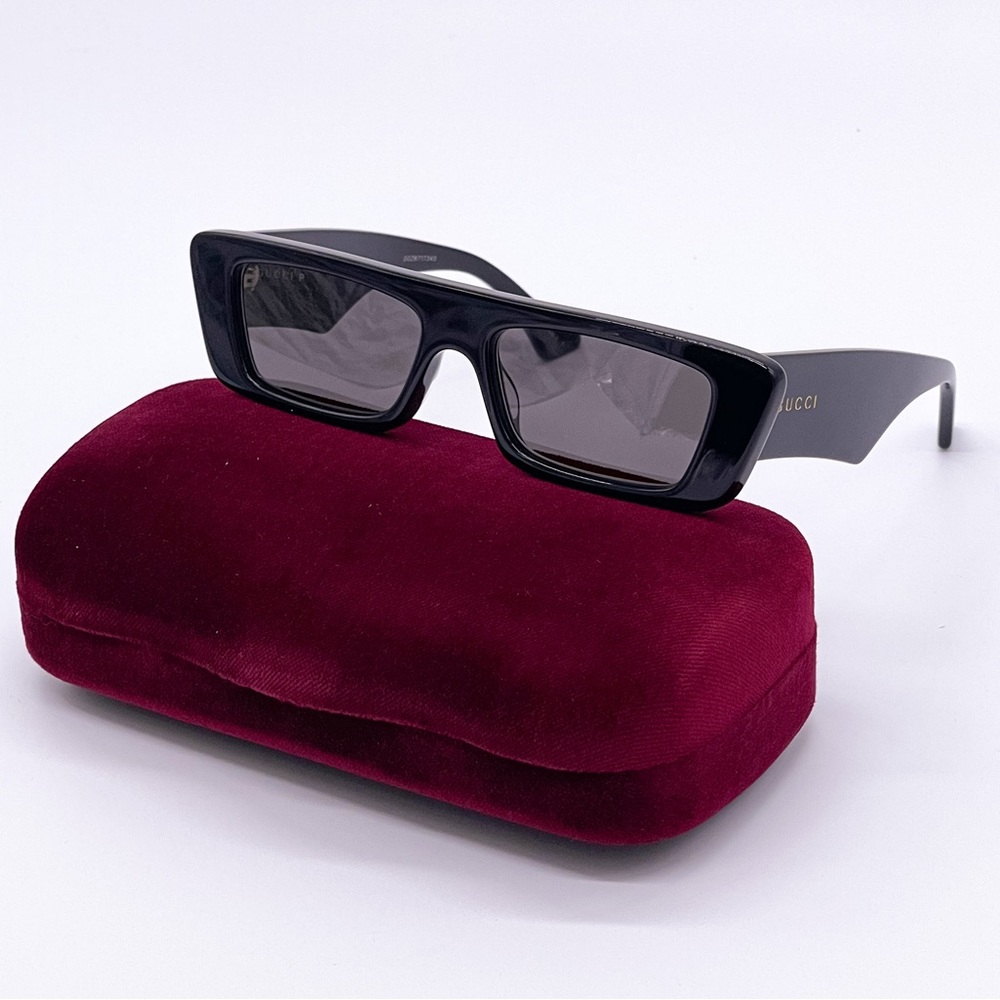 NEW GUCCI UNISEX BLACK SUNGLASSES GUCCI GG1331S 002 - Picture 3 of 13